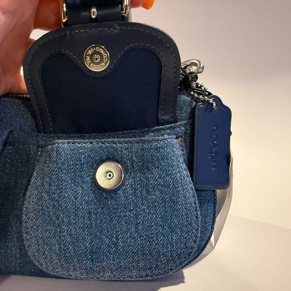 NWT Coach Denim Ashton Shoulder Bag - Picture 11 of 16